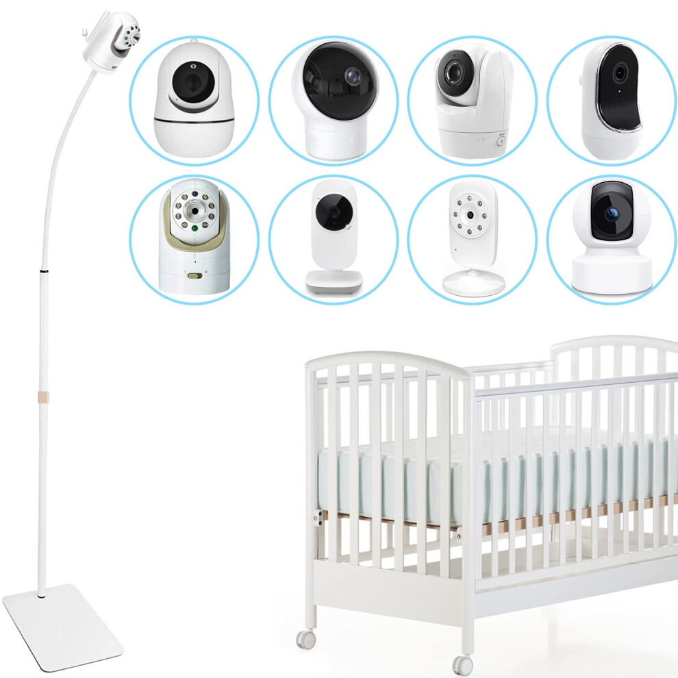 Support De Moniteur Pour BéBé RéGlable En Hauteur Aoztsun De 67 Pouces Pour Infant Optics DXR-8 Pro, Eufy Hellobaby HB65/HB66/HB248, Anmeate SM93-image