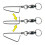 OP/TECH USA 1301132 Tiny Mighty Swivel - Systemstik Sort 4