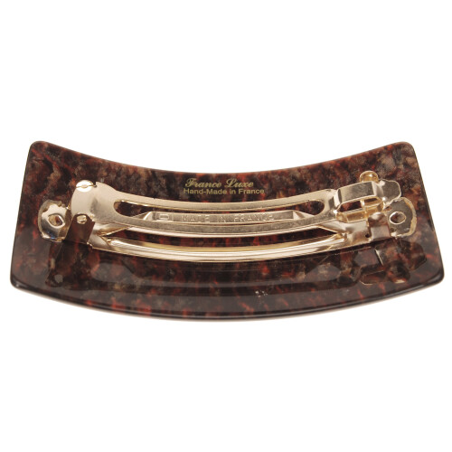 France Luxe Wide Rectangle Barrette - Mojave 2