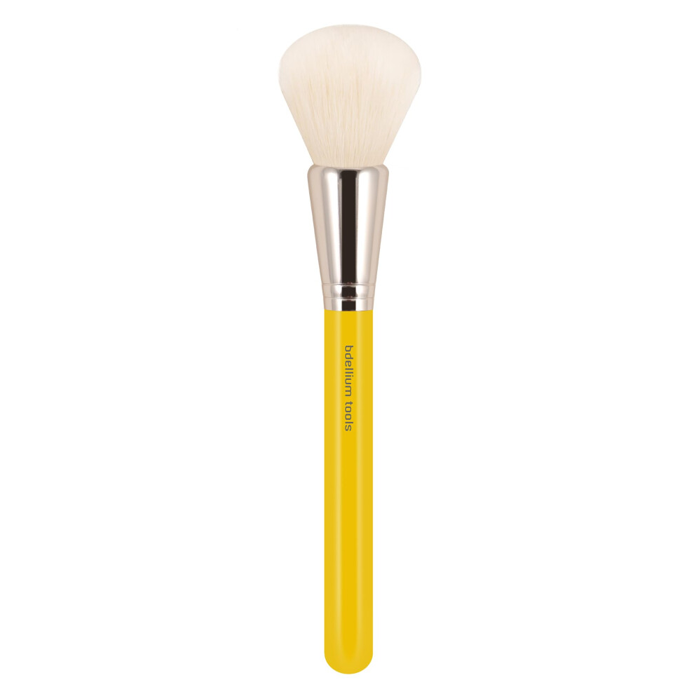 Bdellium Tools Professional Makeup Brush - Studio Series 959 Powder Blending - With Mix Of Soft Synthetic & Natural Fibers For Blending Powder (Yello