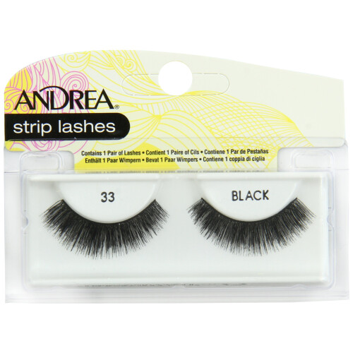 Ardell Andrea Strip Lashes Noir 33] 1 paire (Pack de 4)