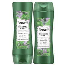 Suave Šampon a Kondicionér, Rozmarýn & Máta - Osvěžující Složení s 100% Přírodními Esenciálními Oleji, 12.6 Oz Každý