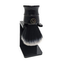 Frank Shaving Pur-Tech szintetikus haj borotvakefe - Minosgi borotvakefe, fekete nylu csom, 21 mm-es, szabad llvnnyal jr a Frank Shaving