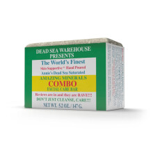 Dead Sea Warehouse - Amazing Minerals COMBO Facial Care Bar Dead Sea Salt & Mud Cleansing Bar Mineral Facial Cleanser Hudpleje til kombineret hud