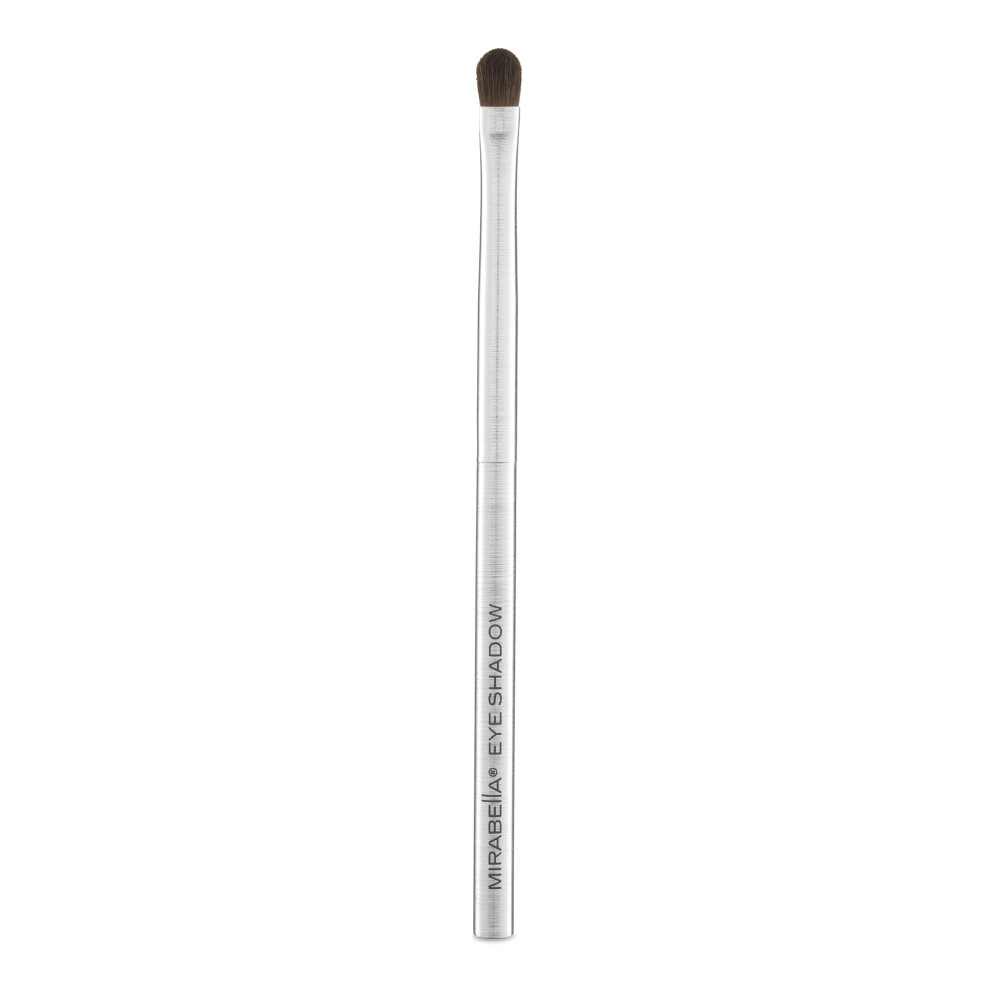 Mirabella Eyeshadow Brush Premium Professional Makeup Brush Collection Cruelty-Free Synthetic Bristle Brush With Hand-Sculpted Brushed Aluminum Hand