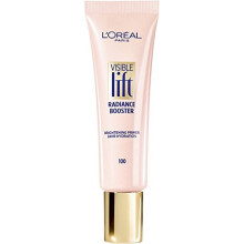 L'Oreal Paris Makeup Visible Lift Radiance Booster, primer hidratante, 24h de hidratación, ilumina y suaviza la piel