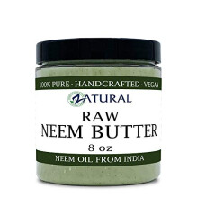 Βιολογικό Βούτυρο Neem-Coconut Oil, Neem Oil, Neem Leaf, Marula Oil, Kokum Butter, Ροσμαρίνο, 8 oz.