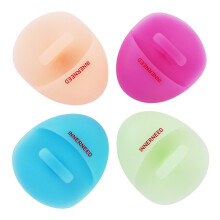 INNERNEED Super Soft Silicone Face Cleanser and Massager Brush Manual Facial Cleansing Brush Handheld Mat Scrubber for Sensitive Delicate Dry Skin
