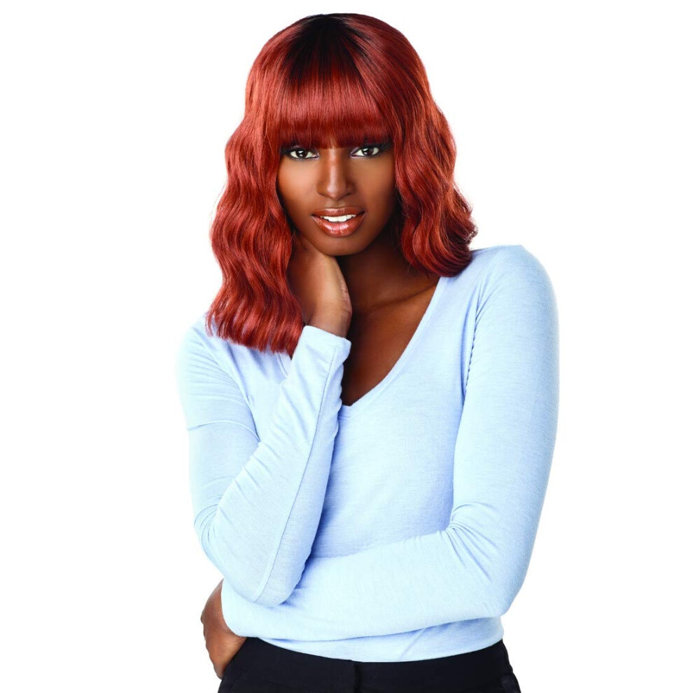 Sensationnel Unisex Black Synthetic Dashly Wig - Unit 3 (1B Off )