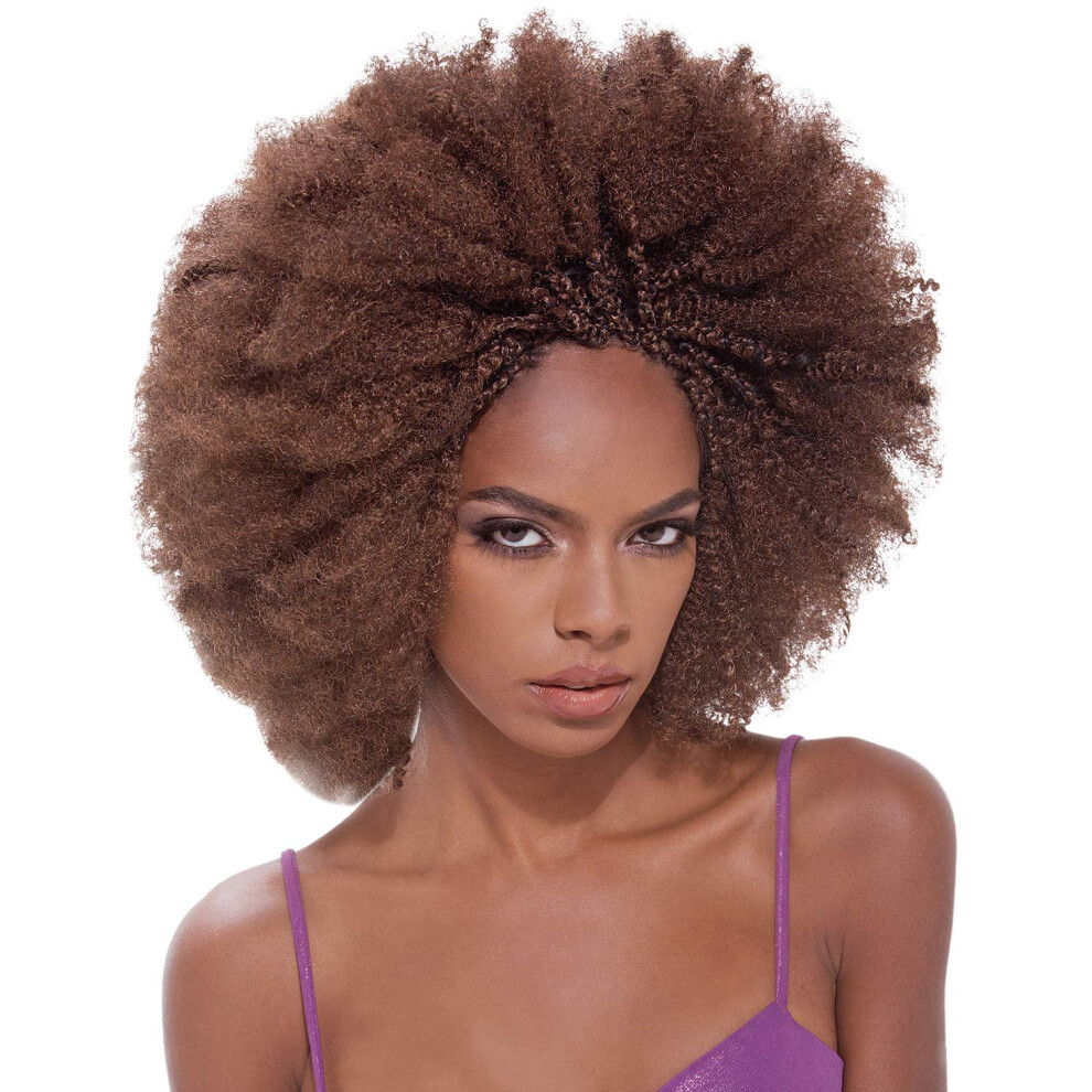 Janet Collection Unisex Remy Human Hair Braids Afro Kinky Bulk (18"""" 1)