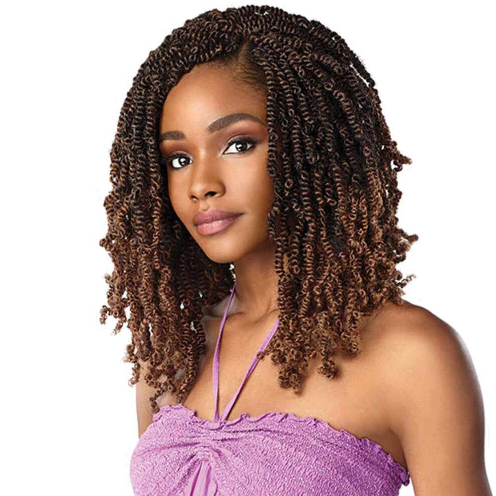 Lulutress Multi Pack Deals! Sensationnel Hair Crochet Braids 3X Bomb Twist 12"""" (3-Pack 4)