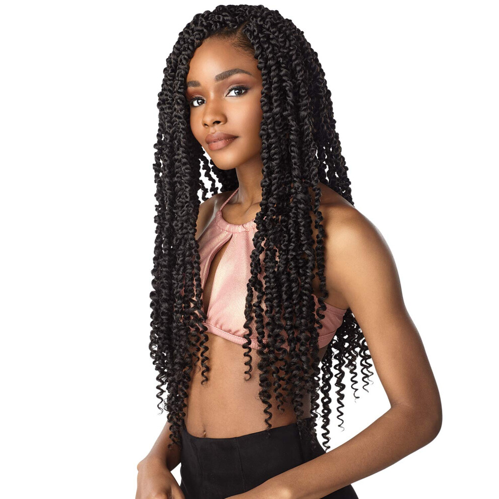 Lulutress Multi Pack Deals! Sensationnel Crochet Braids Passion Twist 24"""" (5-Pack 1)
