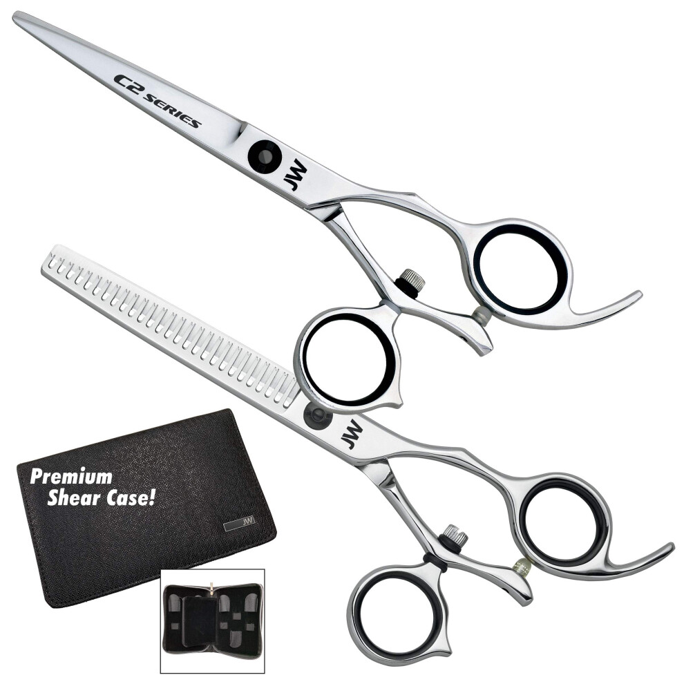 Jw Shears Jw C2 Swivel Thumb Matching Shear And Thinner (5.0 Inch)