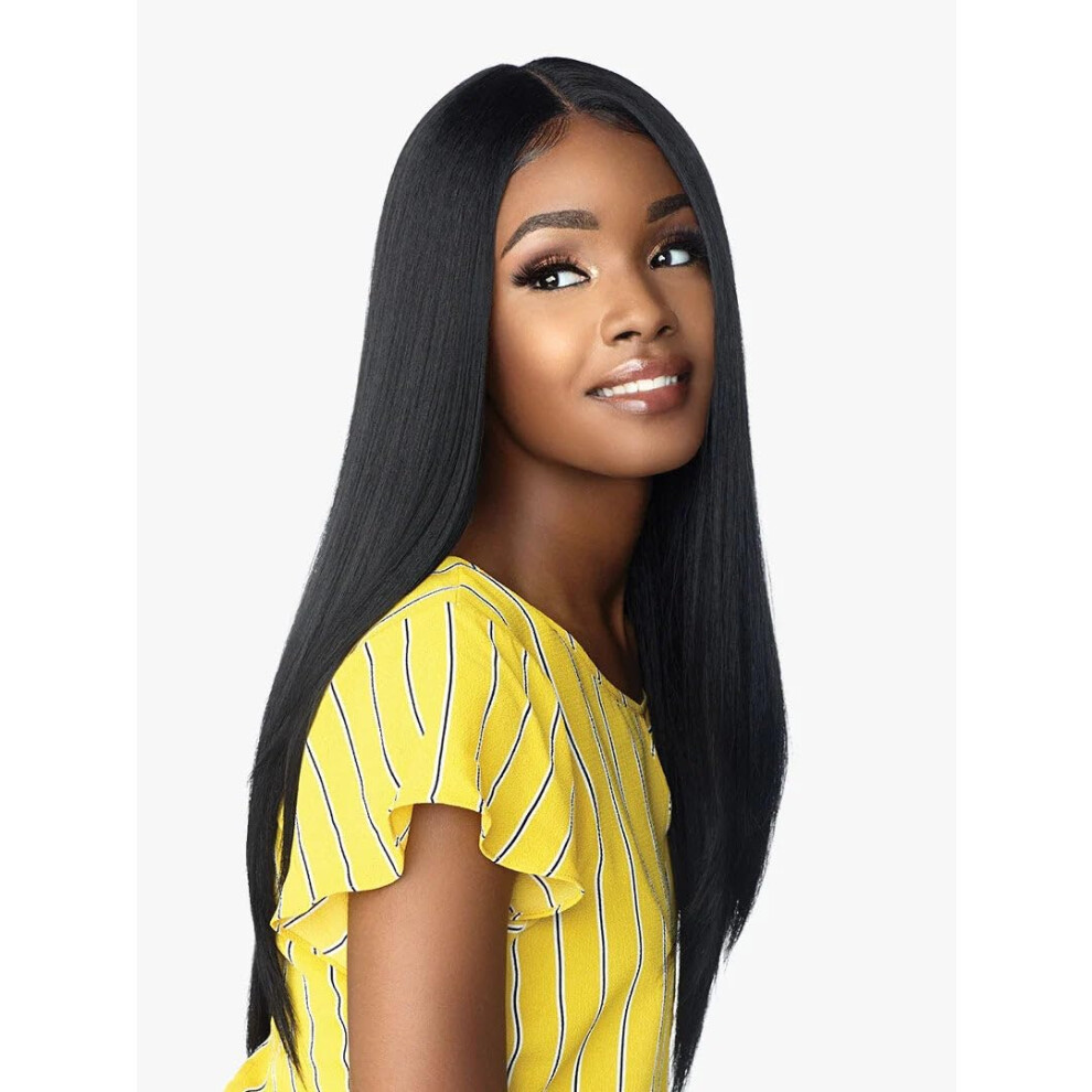 Sensationnel Unisex Lace Front Wig - Dashly Lace Wig Unit 10 (1B)