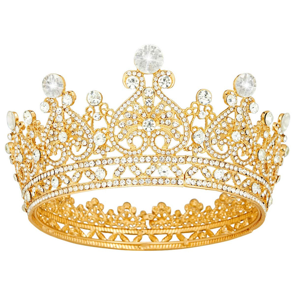 Couronne de princesse, Belle, Reine, Roi, Costume, Tiare pour femme - Vofler Gold Coronas pour 15 ans, Accessoires pour cheveux royaux, D   coratio