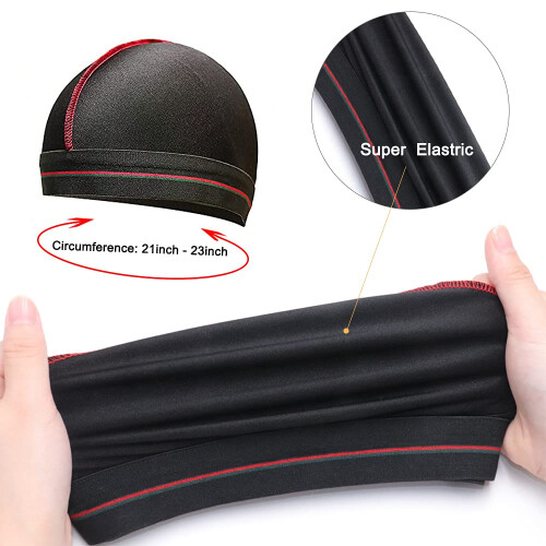 ForceWave 8 STK Silky Durag M?nd Wave Cap Long Tail Do klud til 360 Wave Dew Rag Packs 2