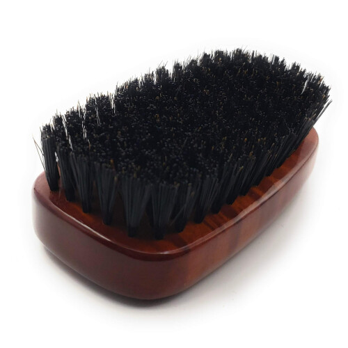 Verano Pro Boar Bristle 9-Row Reinforced Rectangular Palm Wave Brush #9452 1
