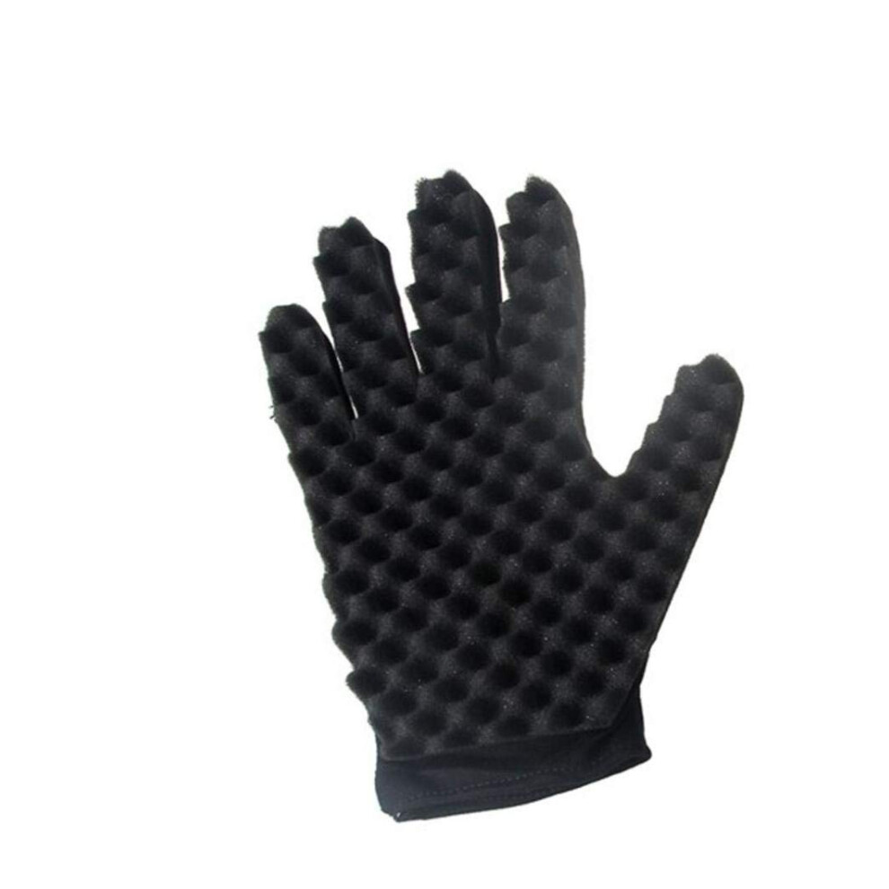 Airlxf Magic Curly Sponge Gloves - Curl Hair Wave Tutorial For Barbers Twist Brush Styling Tool And Hair Brush