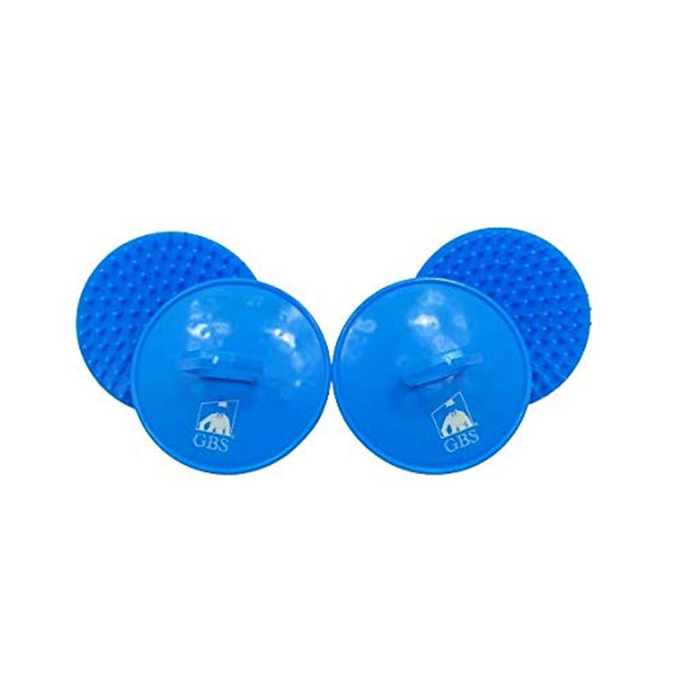 Gbs Blue G.b.s Shampoo Scalp Exfoliator Shower Brush 4 Pack -Scrubber Massager & Beard Exfoliator