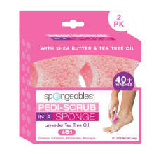 Spongables Pedi Scrub lbradroz 20+ mosszivacs levendula 2 szm