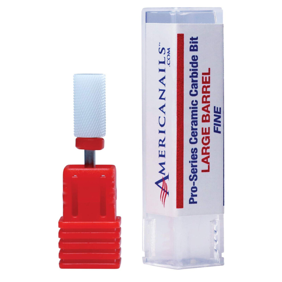 Americanails Pro-Series Ceramic Carbide E-File Bits Professional Acrylic Nail File Drill Bit For Manicure Pedicure Gel Nail Polishing And Filing Too 711347411571