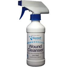 Gentell Dermal Wound Cleanser | Gentle Non-Irritating | No Rinse - 8 Ounce Spray Bottle (Pack of 2)