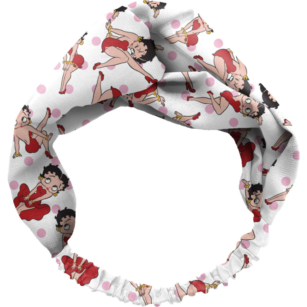 Spoontiques Printed Fabric Knotted Hair Headband For Everyday Use Betty Boop One Size