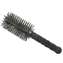 Ibiza Hair kerek vadkan srtju kefe (MB4-65mm) | Megerostett szoke s fekete srtk parafa nyllel | A trfogat s simasg rdekben | Textrt s