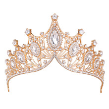 Vofler Couronnes pour femmes diadmes dors Bandeau en cristal baroque mdival Renaissance pour reine marie, princesse, fille, anniversaire,