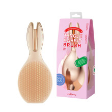 Mellotory Tangle Rabbit Brush (rzsa arany-kemny srtju) gyengd tapints detangler nedves s szraz hajra. Fejbormasszroz kefe, eltvolt kefe