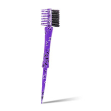 On The Edge Baby Hair - Gentle Hair Brush Styling Tool Double Sided Hair Edge Brush Baby Hair Brush with a Multi-Use Pointed End Purple Paisley