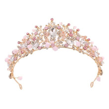 YADIRF nevesta koruna svatba diadm Svatebn perky dvka celenka princezna luxusn elegantn k narozeninm Quinceanera maturitn ples