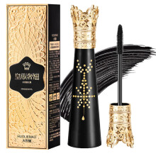 Mascara per ciglia in fibra di seta 4D, allungante e volumizzante, a lunga durata, impermeabile e anti-sbavature, nero.