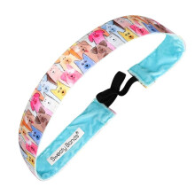 Sweaty Bands noi lny fejpnt - csszsmentes brsony blsu sportos hajpnt - Pawsome Puppes, 1 hvelykes