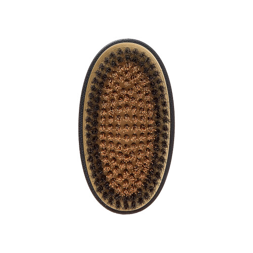 RED Premium Boar Bristles Pocket Wave Brush til m?nd - Medium h?rd buet palmeb?rste 2