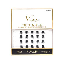 iENVY Extended Real Mink Lash Cluster szempillk DIY Szalon szempilla hosszabbt Alkalmazza a termszetes szempillk al a tkletes szempillahossza