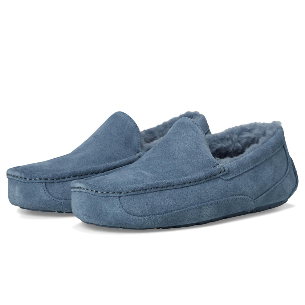 UGG Men's Ascot Slipper  Pacific Blue  9