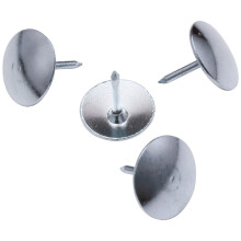 Officemate stalen punaises met 7/16 inch kop, zilveren doos van 100 (92913)