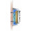 KIDDE Kidde AccessPoint 001413 KeySafe Original Slimline Push Button Combination Permanent Key Lock Box 2-Key White 4