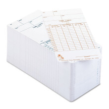 Acroprint 09-9110-000 ATR121 Weekly/Biweekly Time Cards Replacement for ATR120 Time Clock Single-Sided Cards for Weekly or Biweekly Pay Periods