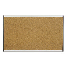 Quartet Bulletin Board 30"""" x 18"""" Kurkbord Cubicle Arc Aluminium Frame (ARCB3018)