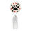 Paw Print 3D Rubber Retractable Badge Holder 1