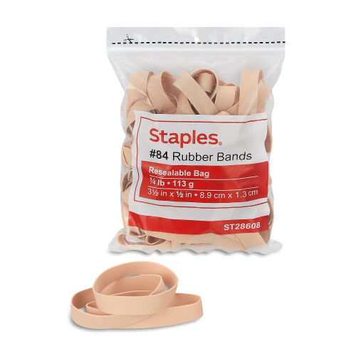Staples 831636 Economy-elastiekjes maat #84