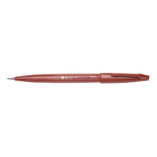 Pentel Fude Touch Sign Pen Brun filtpenna som penseldrag (SES15C-E)