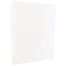JAM PAPER Farbiger 80-Pfund-Karton  glnzend, 2-seitig  8,5 x 11 Deckblatt  216 g/m  Wei  50 Blatt/Packung