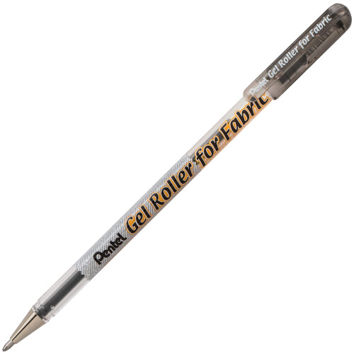 Pentel Penna per Tessuti Gel Roller 1 mm 2/Pkg-Nero 1
