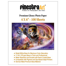 4"""" X 6"""" Premium glanzend inkjetfotopapier - 100 vellen