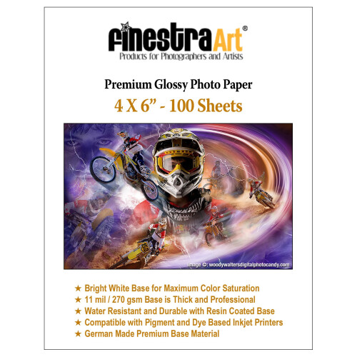 F?t???af??? ?a?t? ?e????? Premium Glossy 4"""" X 6"" - 100 f???a