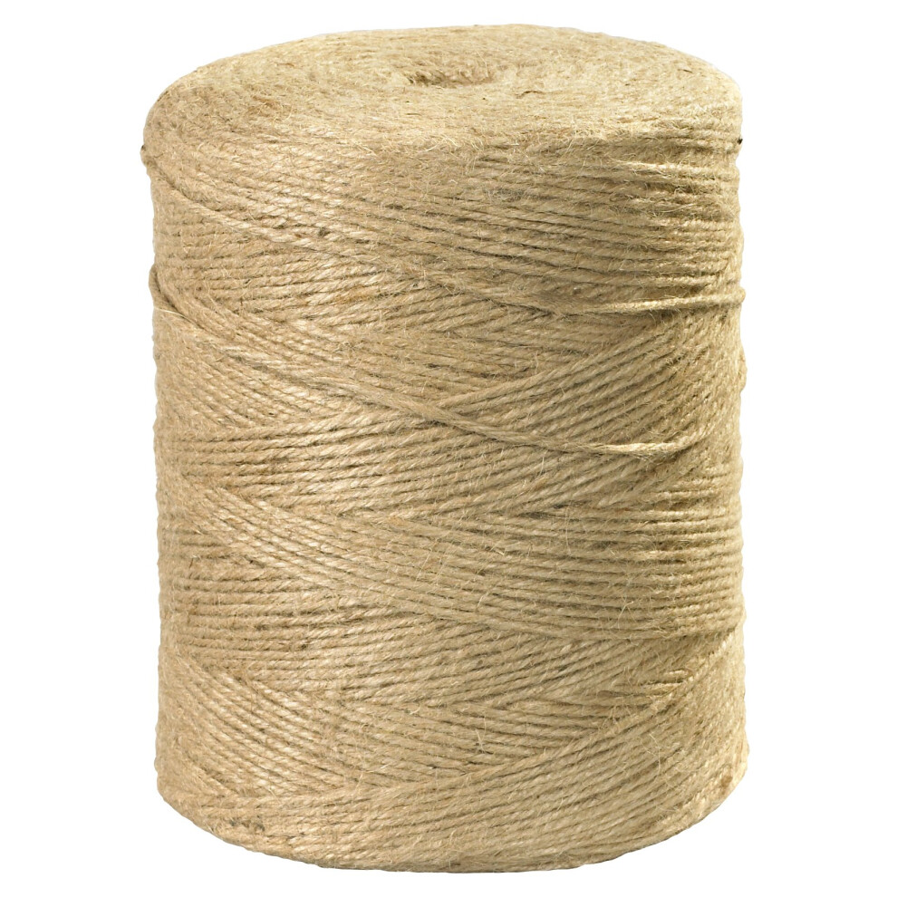 Spago Di Iuta In Fibra Aviditi A 3 Strati, 5000', 84 Libbre, Resistenza Alla Trazione, Naturale (TWJ500)-image
