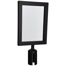 Winco CGSF-12K Stanchion Topskiltramme Sort Medium